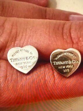 Tiffany & Co. Silver Heart Earrings